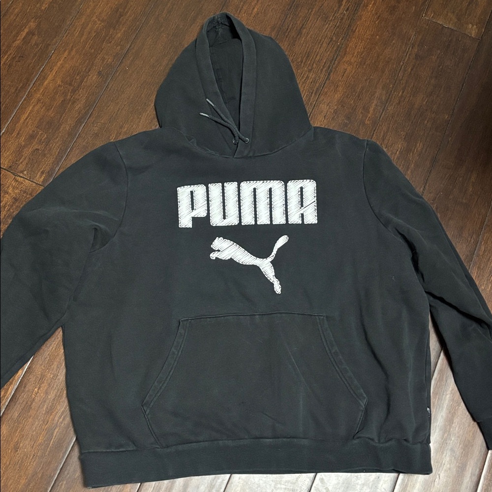 Puma Black sweatshirt  hoodie with Iconic Branding
#7